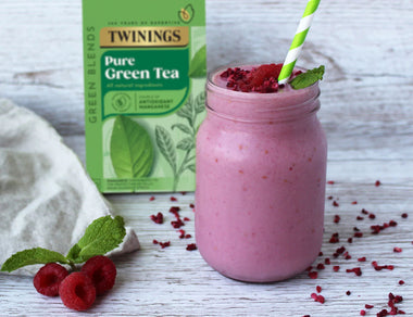 Raspberry Green Tea Smoothie
